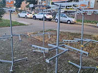 4x tassenrekken op wielen., grijs - afbeelding 3 van  7