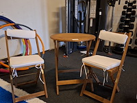 4x terrasstoel met 2x terrastafel - afbeelding 3 van  8