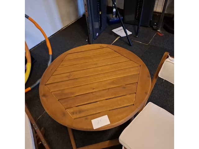 4x terrasstoel met 2x terrastafel - afbeelding 6 van  8