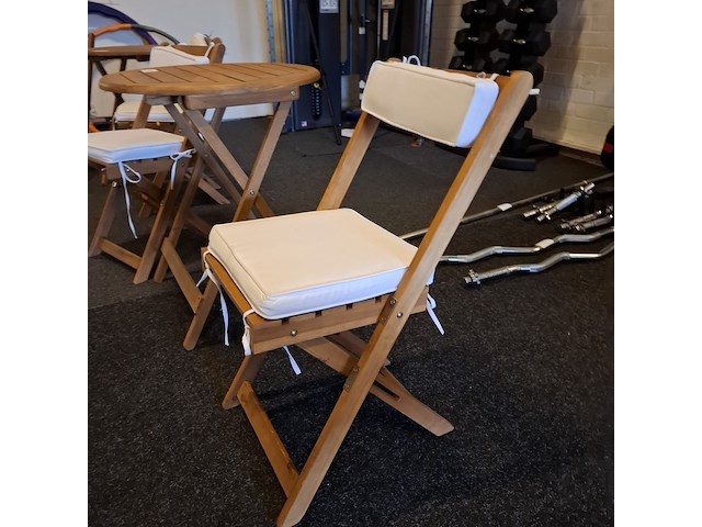 4x terrasstoel met 2x terrastafel - afbeelding 8 van  8