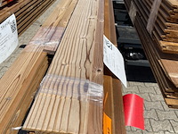 4x thermo vuren channelsiding, 20x140mm, lengte 360cm - afbeelding 1 van  3