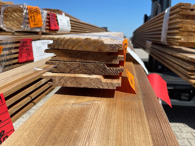 4x thermo vuren channelsiding, 20x140mm, lengte 360cm - afbeelding 3 van  3