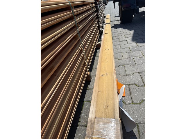 4x thermo vuren channelsiding, 20x142mm, lengte 480cm - afbeelding 1 van  3