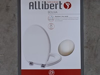4x toiletzitting, allibert, wit