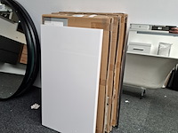 4x topblad, glans wit - afbeelding 1 van  2