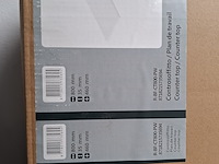4x topblad, glans wit - afbeelding 2 van  2