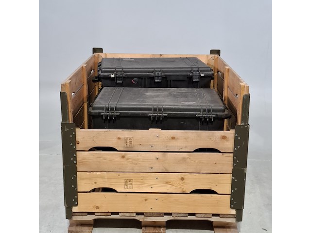 4x transport koffer/trolley - afbeelding 1 van  5