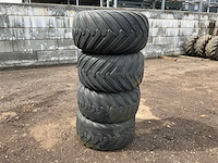 4x trelleborg 400 r15.5 band, wiel en velg - afbeelding 1 van  11