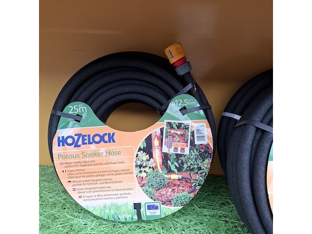 4x tuinslang, hozelock, porous soaker hose - afbeelding 3 van  3