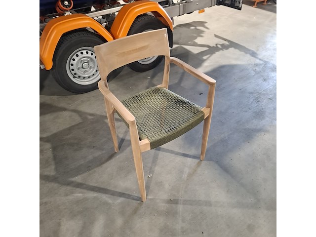 4x tuinstoel freya, raw materials, donkergroen - afbeelding 8 van  10
