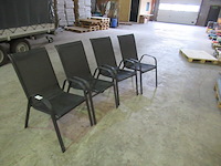 4x tuinstoelen gt tuinmeubelen - afbeelding 1 van  5