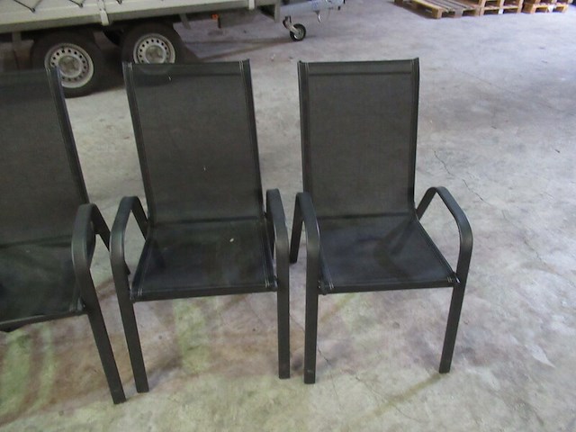 4x tuinstoelen gt tuinmeubelen - afbeelding 3 van  5