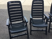 4x tuinstoelen hartman, blauw - afbeelding 2 van  3