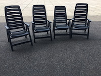 4x tuinstoelen hartman, blauw - afbeelding 3 van  3