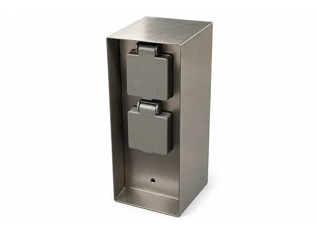 4x tuinstopcontact casaya, rvs/zilver - afbeelding 1 van  6