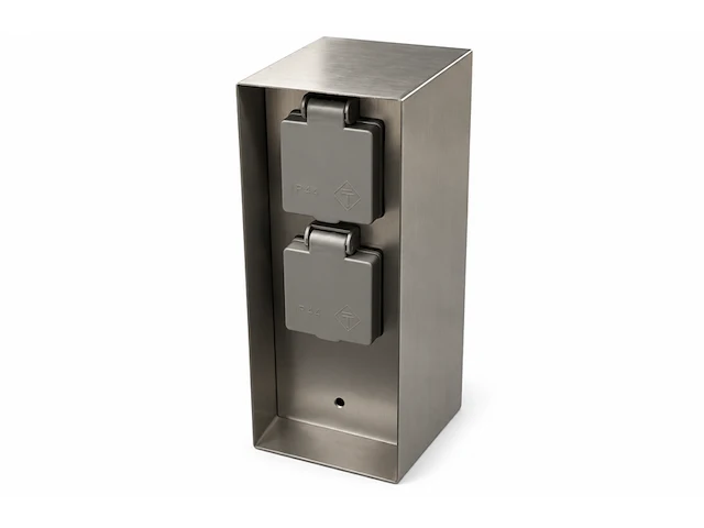 4x tuinstopcontact casaya, rvs/zilver - afbeelding 2 van  6