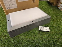 4x unilamp xenon flat, buitenverlichting firalux, od-7028, grijs - afbeelding 1 van  9