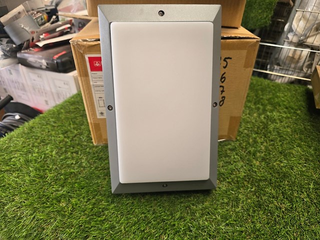 4x unilamp xenon flat, buitenverlichting firalux, od-7028, grijs - afbeelding 6 van  9