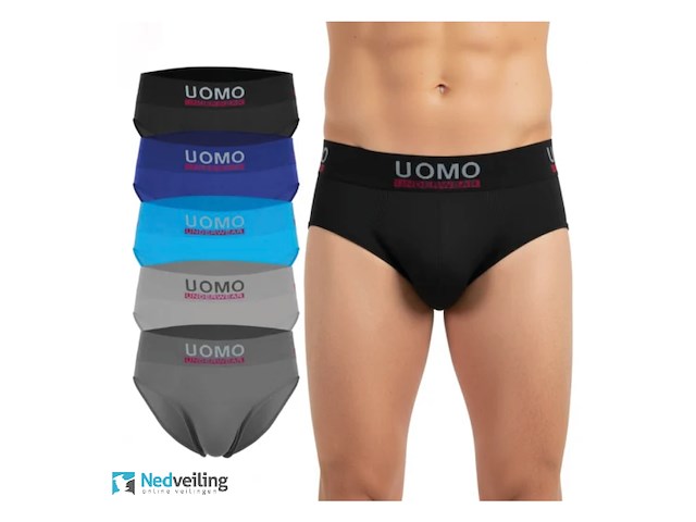 4x uomo microfiber herenslip m/l mix color - afbeelding 1 van  3