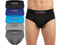 4x uomo microfiber herenslip xl/xxl mix color - afbeelding 1 van  3