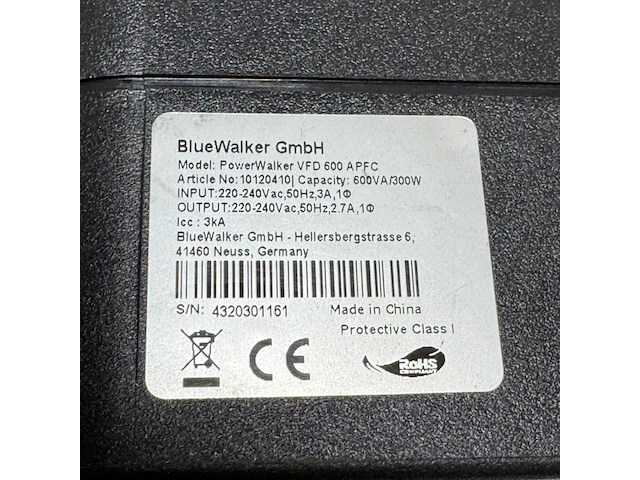 4x ups stekkerdoos bluewalker, powerwalker vfd 600 apfc - afbeelding 4 van  4