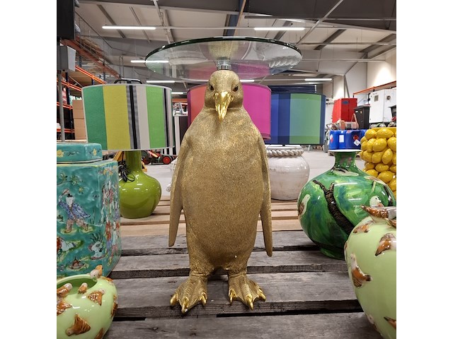 4x vaas, 1x chinese pot en 1x bijzettafel - afbeelding 4 van  11