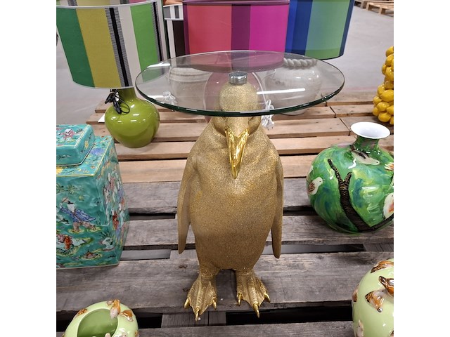 4x vaas, 1x chinese pot en 1x bijzettafel - afbeelding 5 van  11