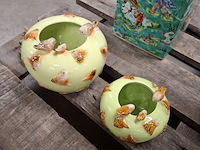 4x vaas, 1x chinese pot en 1x bijzettafel - afbeelding 9 van  11