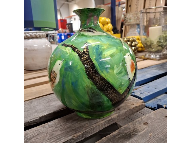 4x vaas, 1x chinese pot en 1x bijzettafel - afbeelding 10 van  11