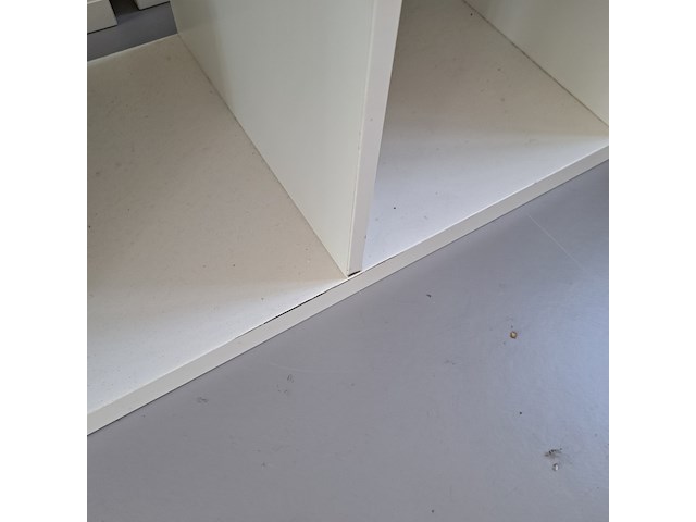 4x vakkenkast ikea, kallax, wit - afbeelding 3 van  6