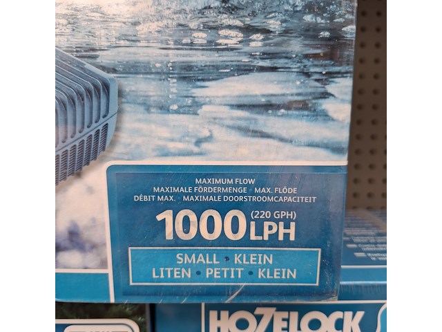 4x vaste- stoffilter en watervalpomp, hozelock, aquaforce 4000, 2500 - afbeelding 3 van  9