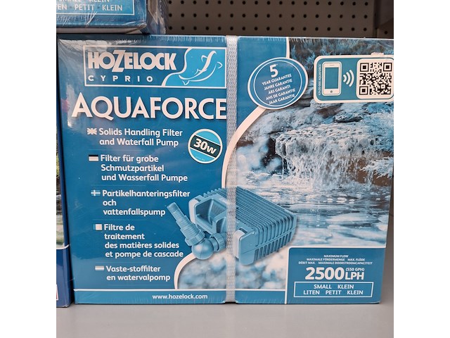 4x vaste- stoffilter en watervalpomp, hozelock, aquaforce 4000, 2500 - afbeelding 4 van  9
