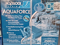 4x vaste- stoffilter en watervalpomp, hozelock, aquaforce 4000, 2500 - afbeelding 4 van  9