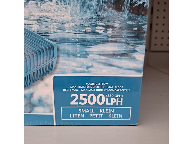 4x vaste- stoffilter en watervalpomp, hozelock, aquaforce 4000, 2500 - afbeelding 5 van  9
