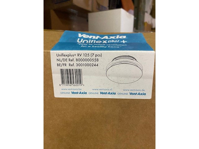 4x vent-axia uniflexplus+ regelbaar ventiel 125 mm - afbeelding 1 van  5