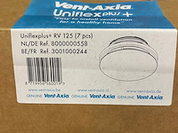 4x vent-axia uniflexplus+ regelbaar ventiel 125 mm - afbeelding 1 van  5
