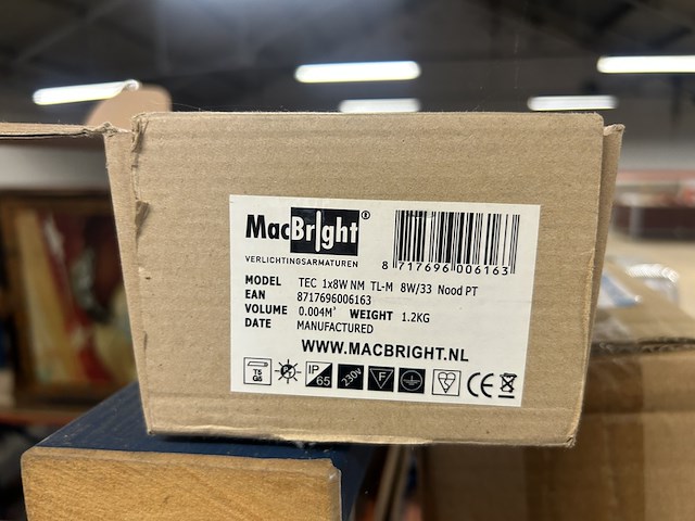 4x verlichtingsarmaturen, w.o. schuch, mac bright - afbeelding 4 van  6