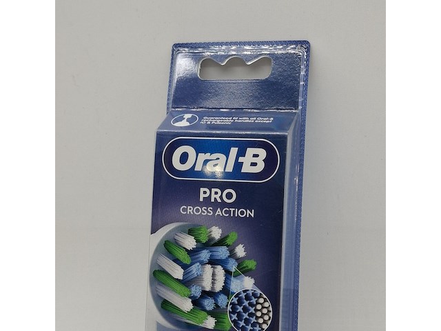 4x verpakking a 4x opzetstuk t.b.v tandenborstel, oral-b, pro cross action - afbeelding 2 van  6