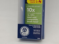 4x verpakking a 4x opzetstuk t.b.v tandenborstel, oral-b, pro cross action - afbeelding 4 van  6