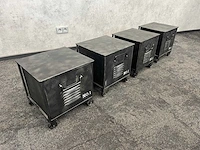 4x verrijdbare lockerlook ladekast - afbeelding 3 van  7