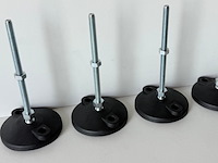 4x verstelbare voetplaten - afbeelding 2 van  3