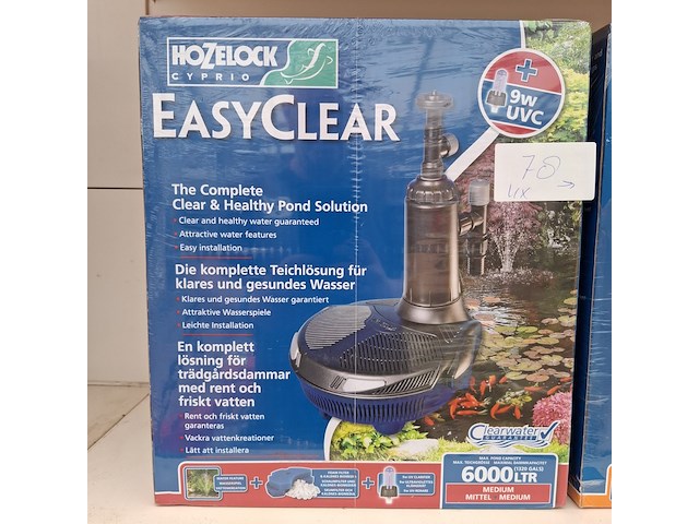 4x vijver filterpomp, hozelock, easyclear - afbeelding 2 van  10