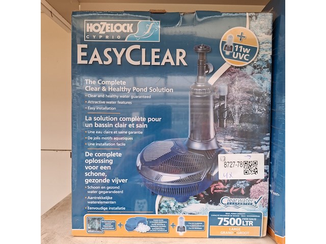 4x vijver filterpomp, hozelock, easyclear - afbeelding 3 van  10