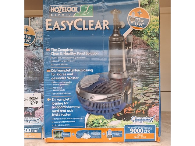4x vijver filterpomp, hozelock, easyclear - afbeelding 9 van  10