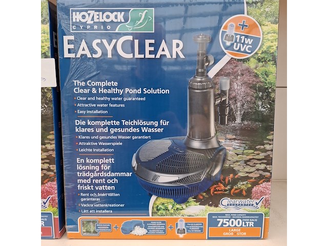 4x vijver filterpomp, hozelock, easyclear - afbeelding 10 van  10