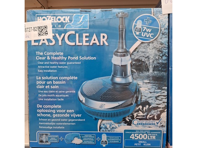 4x vijver filterpomp, hozelock, easyclear - afbeelding 3 van  10