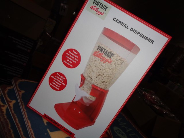 4x vintage kelloggs muesli dispencer - afbeelding 3 van  3