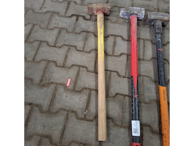 4x voorhamer met stootijzer - afbeelding 2 van  7