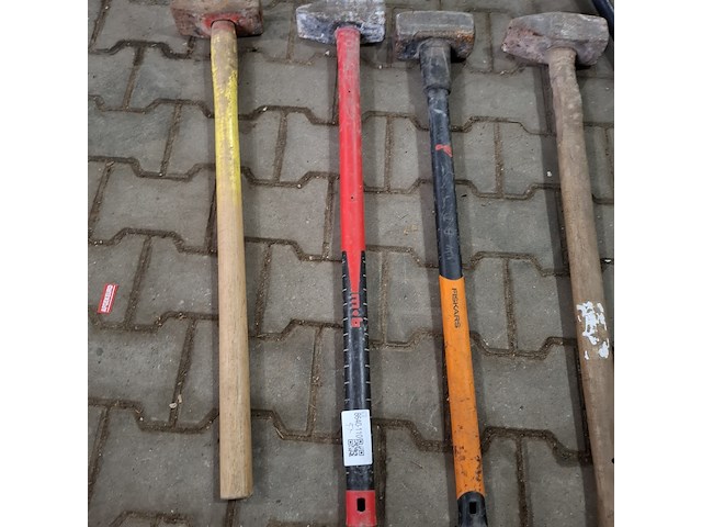 4x voorhamer met stootijzer - afbeelding 3 van  7