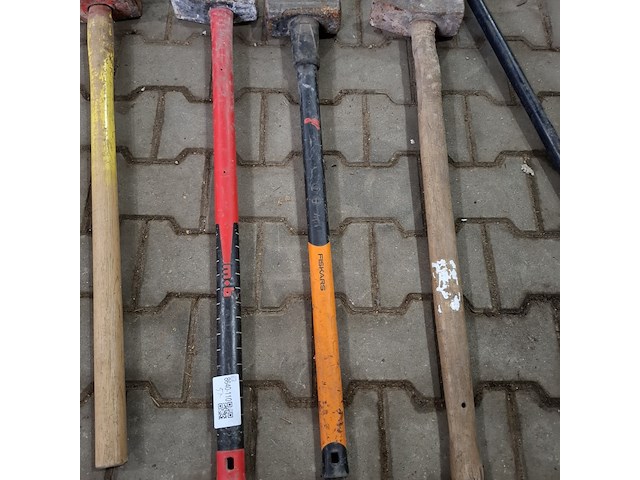 4x voorhamer met stootijzer - afbeelding 4 van  7